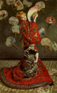 Claude Monet Painting - Camille Monet en traje japonés Claude Monet